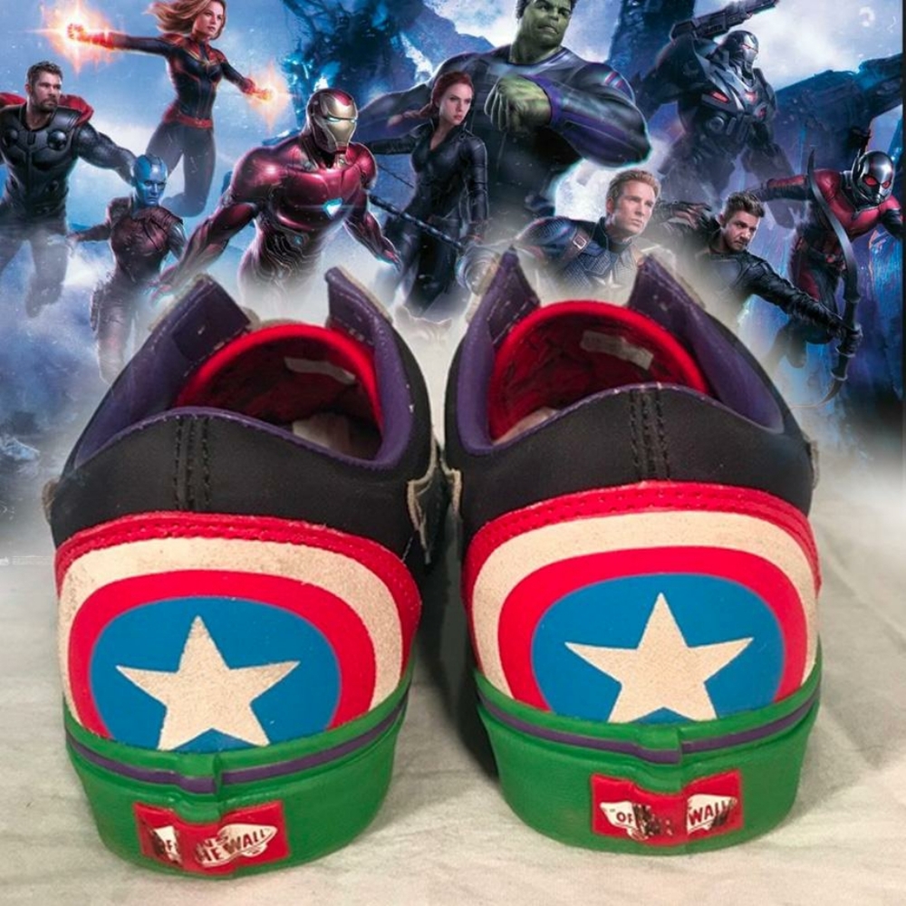 Vans Marvel x Old Skool Avengers skate shoes - Picture 5 of 11